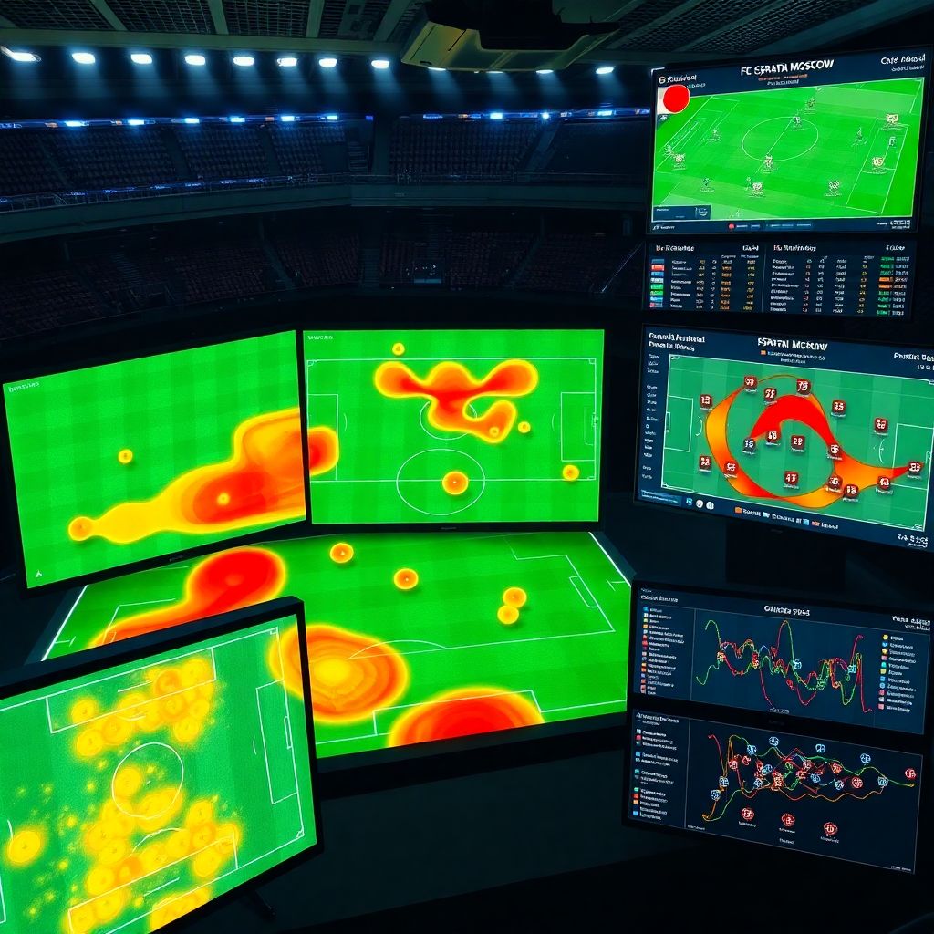 Цифровая аналитика Спартака с использованием статистики xg и трекинг-данных